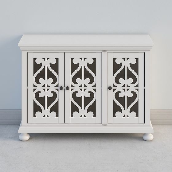 Elegant Storage Cabinet 3D model