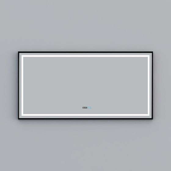 Smart Bathroom Mirror 3D model for Modern Interiors
