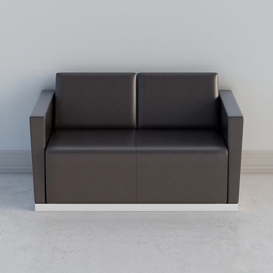 Urban Comfort Low-Poly Sofa 3D model