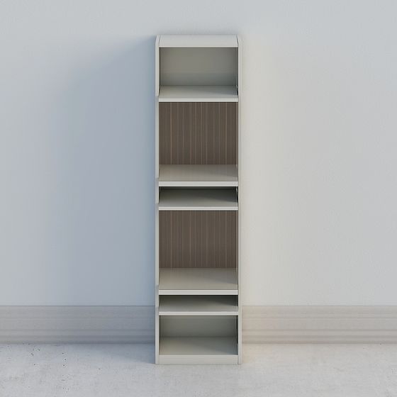 Stylish Bookshelf 3D model for Contemporary Spaces