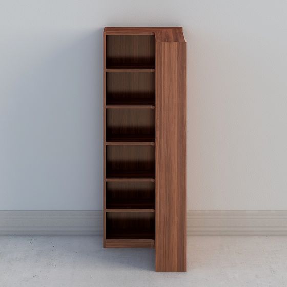 Unique Low-Poly Shelf 3D Model for Modern Interiors