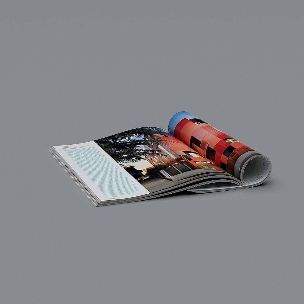 Creative 3D Magazine Model Design