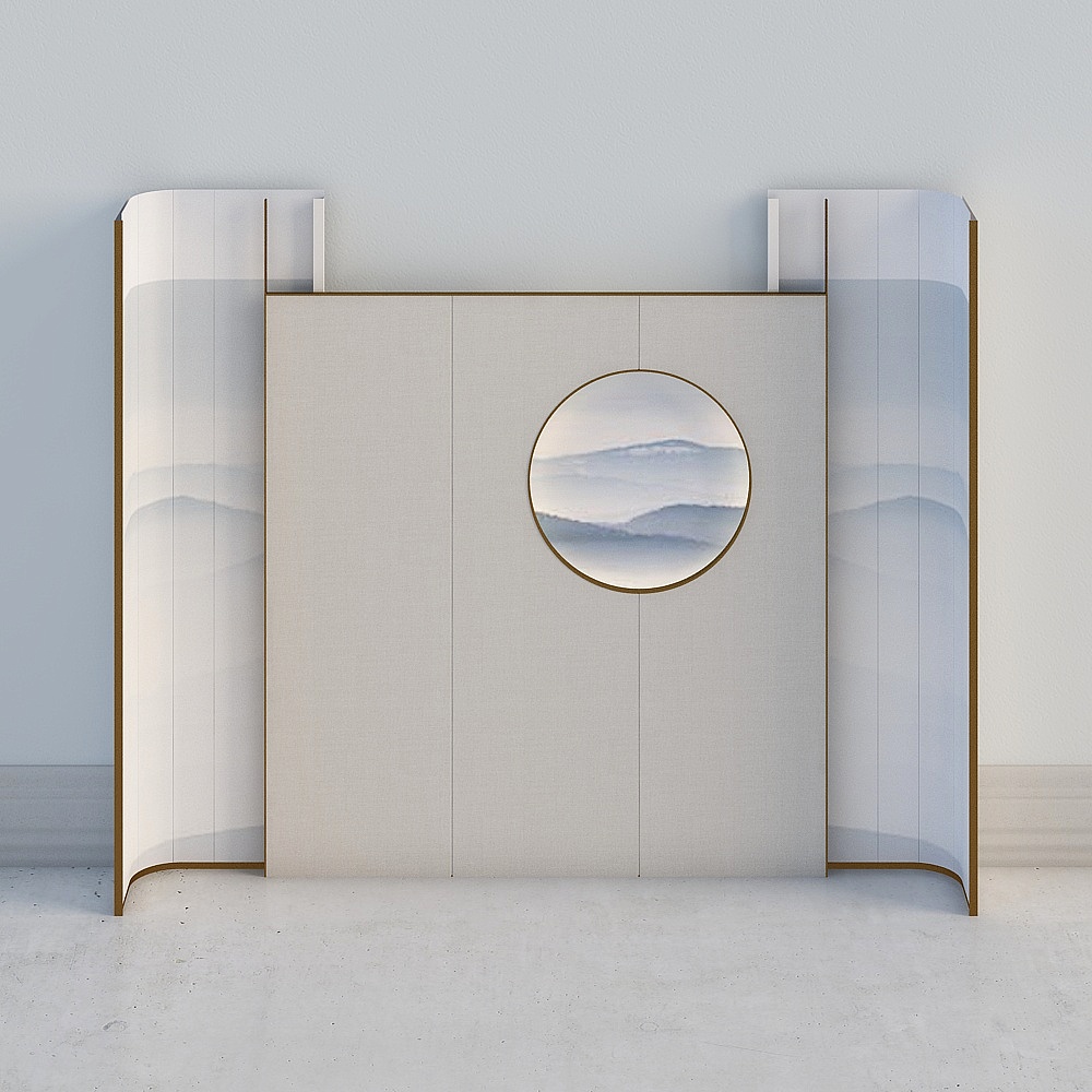 Background wall of master bedroom