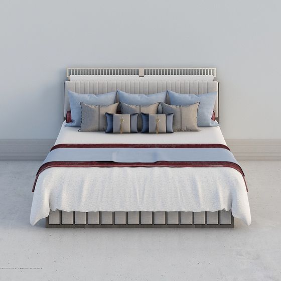Urban Elegance Bed 3D model