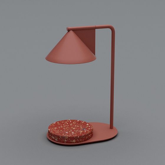 Artistic Modern Table Lamp 3D Model for Creatives