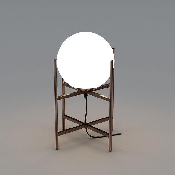 Elegant 3D Model Table Lamp Design