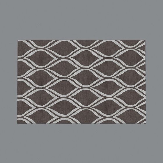 Modern Geometric Rug 3D model