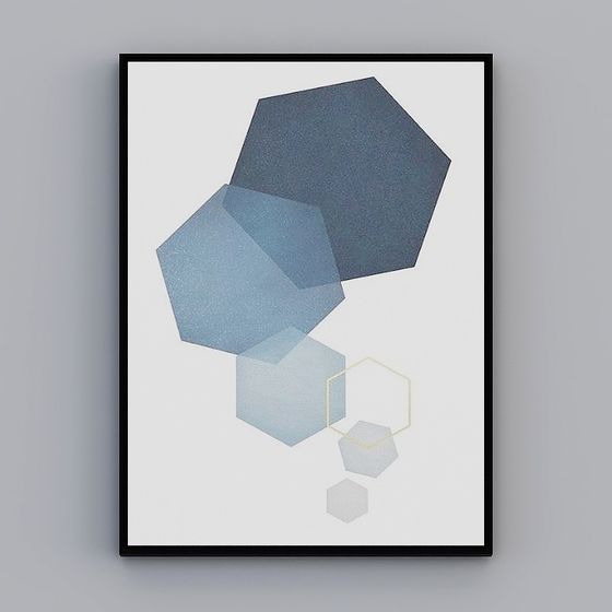 Unique Geometric 3D Model for Modern Architecture