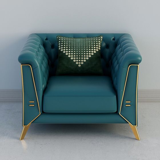 Urban Emerald Chair 3D model