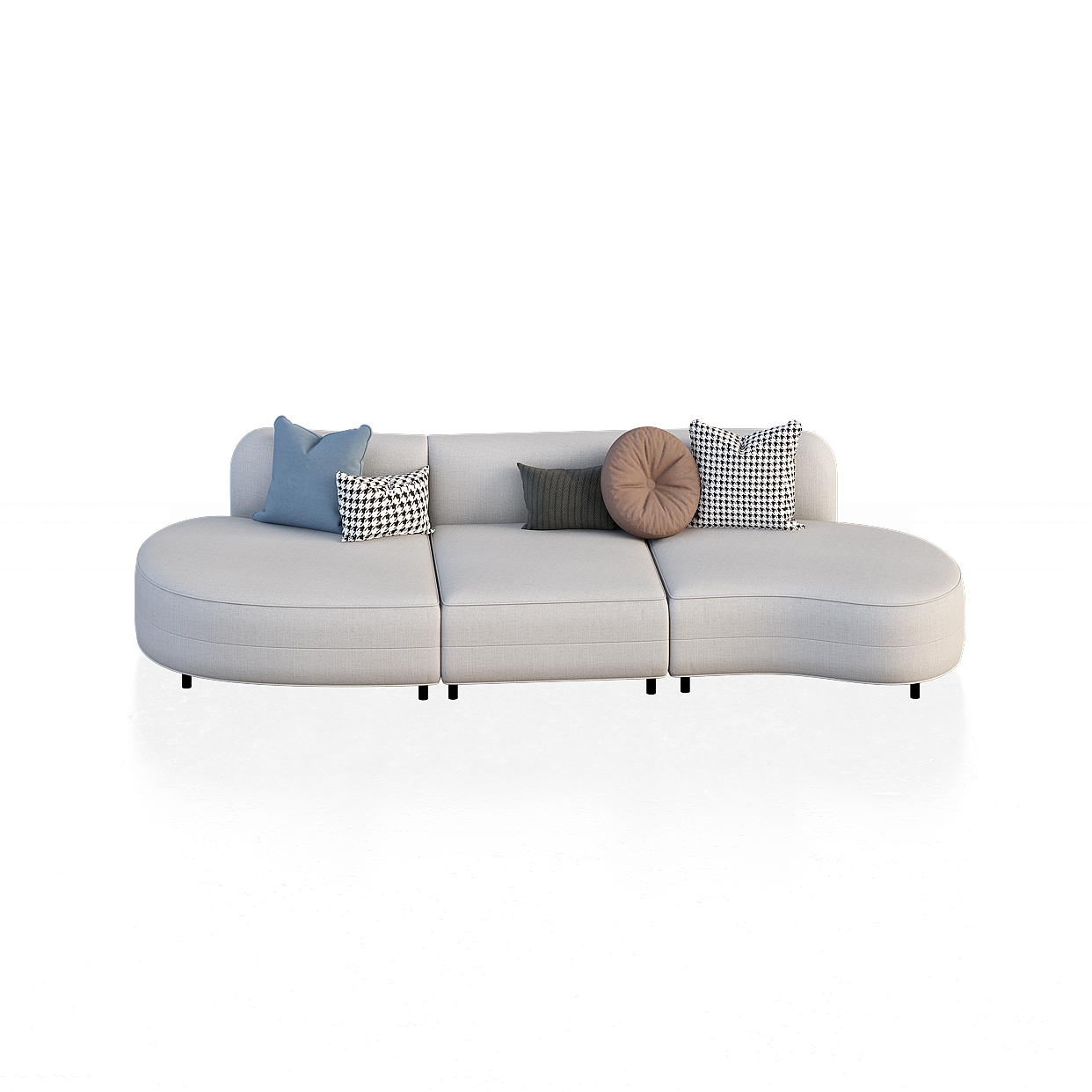 Stylish 3D Sofa Model – Modern Minimalist Design