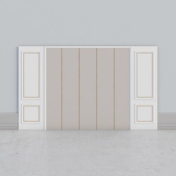 Elegant Classic Door 3D model