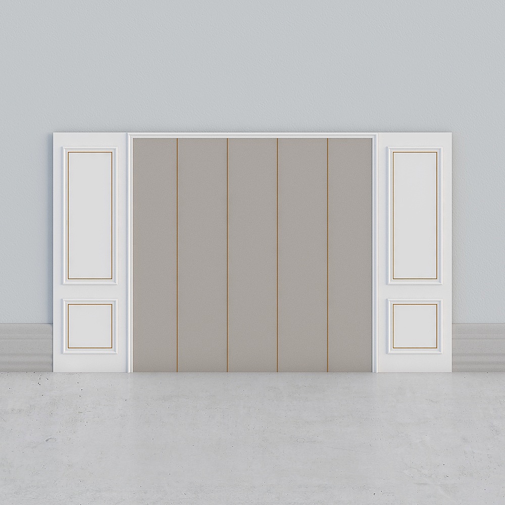 Mur télé européen simple