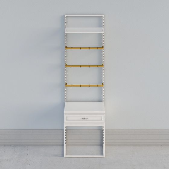 Stylish Ladder Shelf 3D model for Modern Interiors