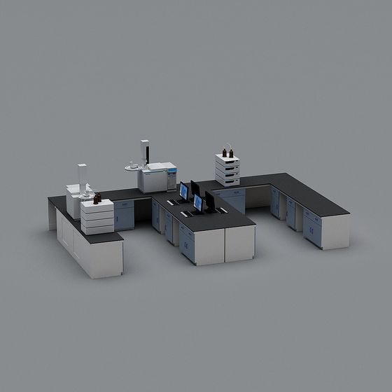 Futuristic Laboratory 3D Model for Creative Projects