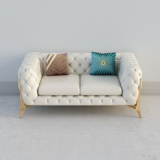 Tire el sofá (blanco de 2 metros)