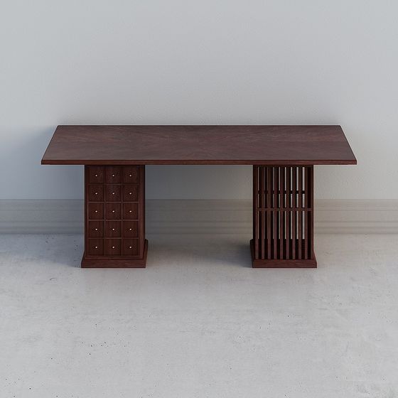 Art Deco Console Table 3D model