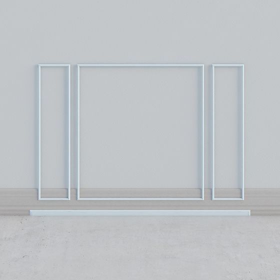 Minimalist Frame 3D model for Modern Spaces