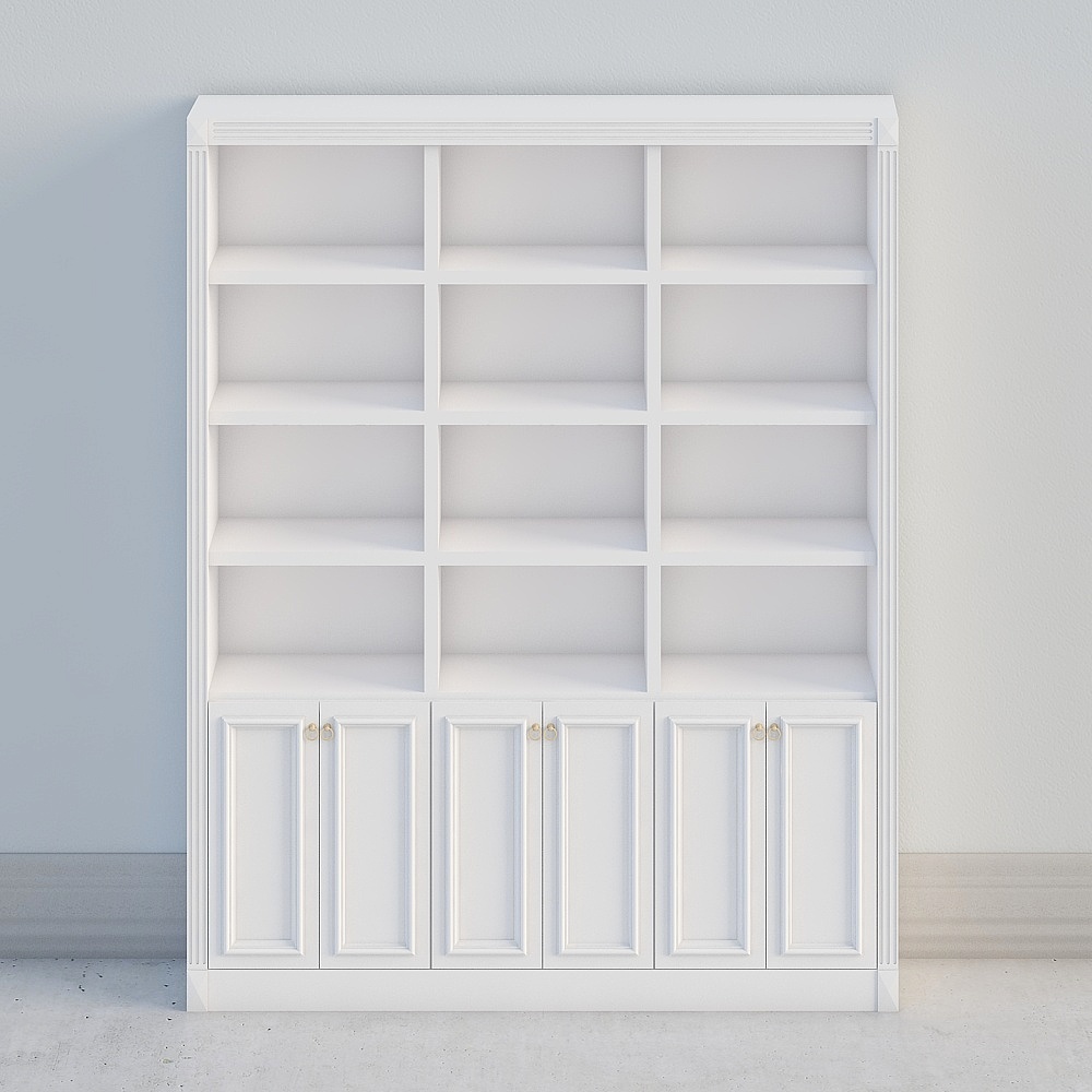 Bookcase on the second floor