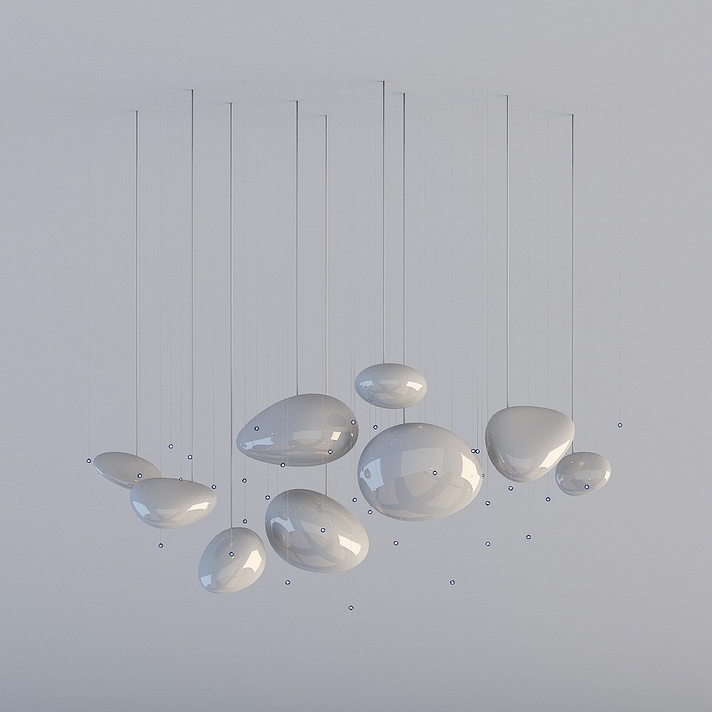 シャンデリア - グレー