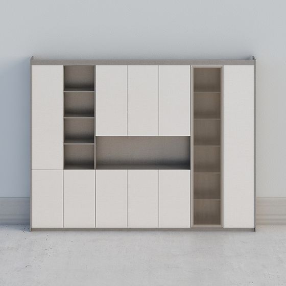 Urban Storage Cabinet 3D model for Modern Interiors