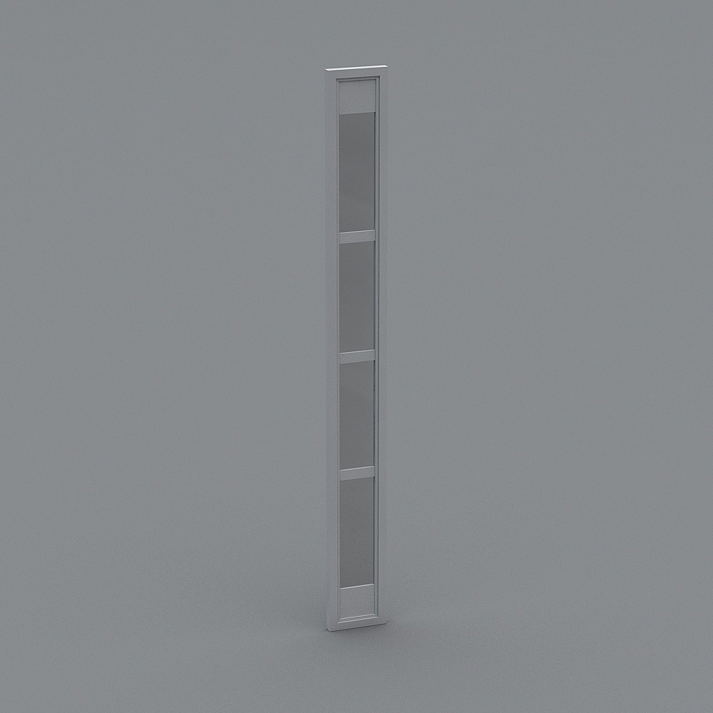 Urban Window Low-Poly 3D Model