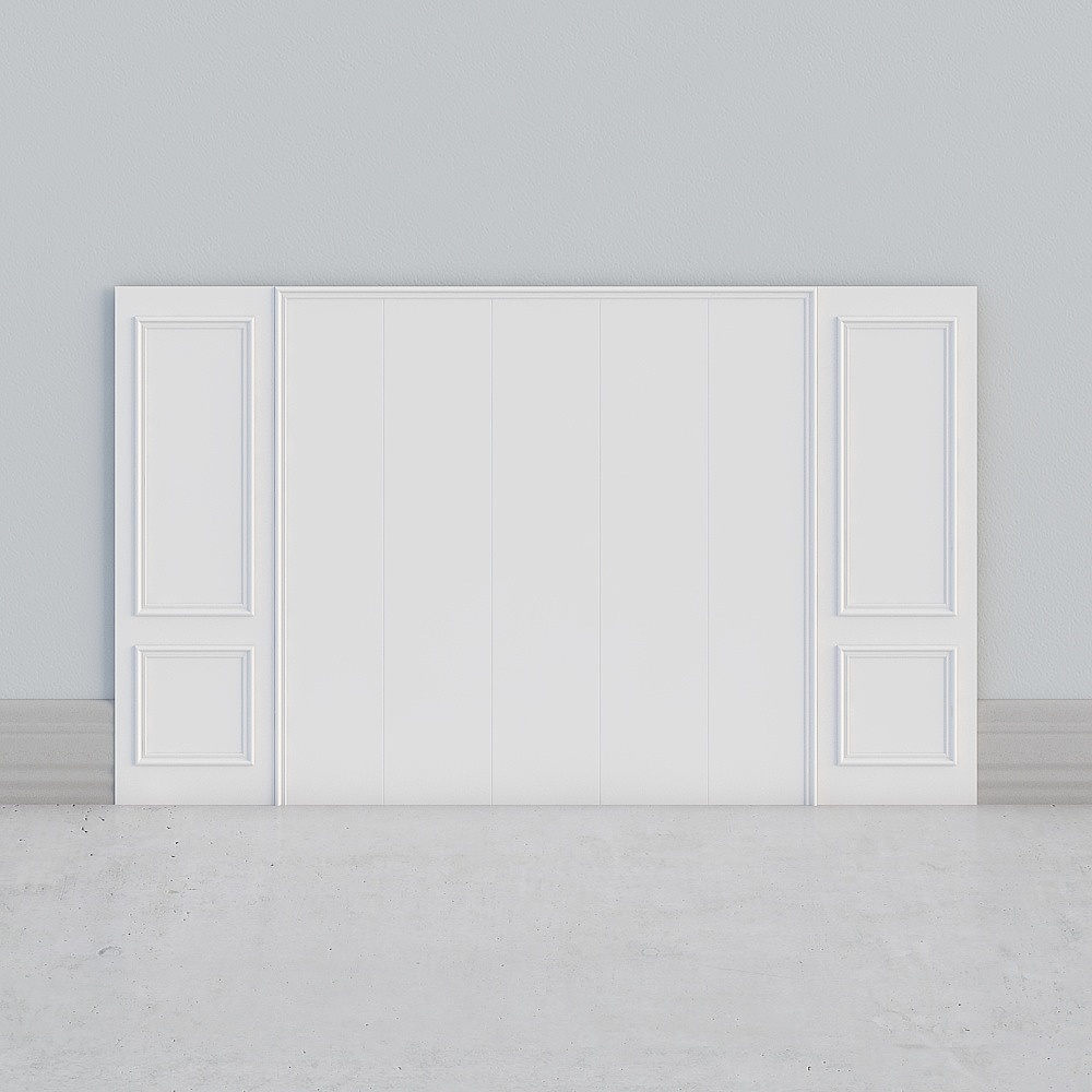 Mur télé européen simple