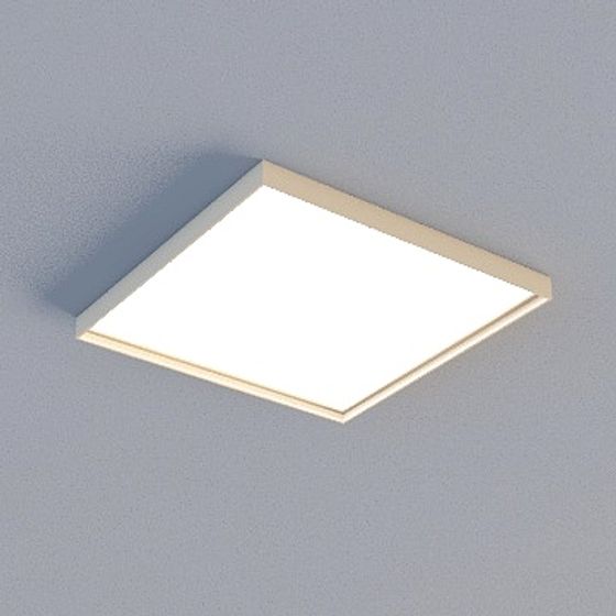 Stylish Gray Buckle Panel 3D Model