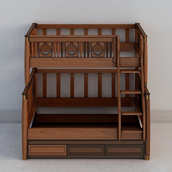 Vintage Baby Crib 3D model for Modern Interiors