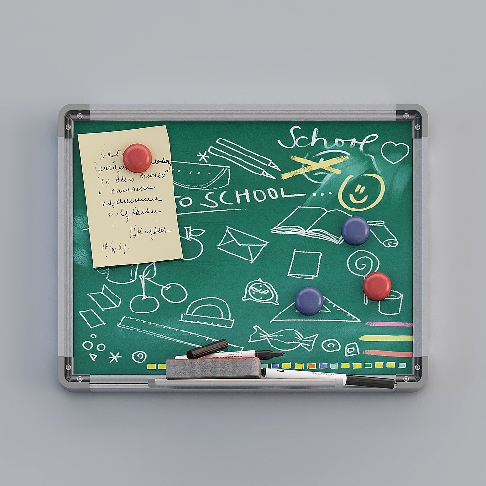 School - Blackboard Wall -4