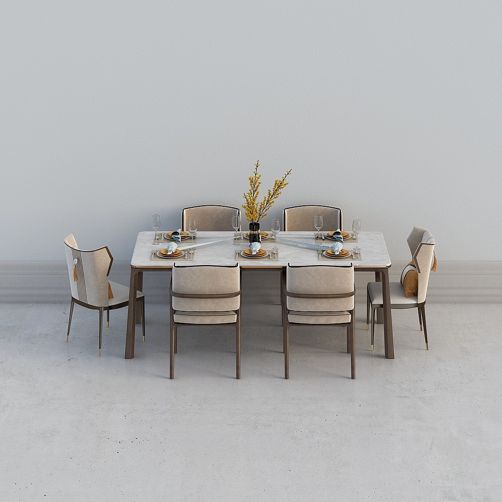 Chinese table for six people