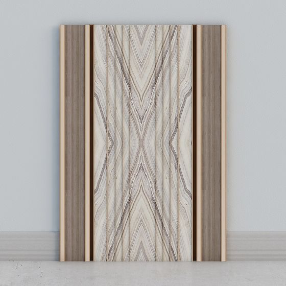 Elegant Abstract Geometric Door 3D model