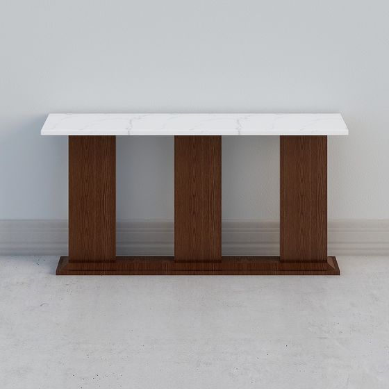 Urban Style Console Table 3D model