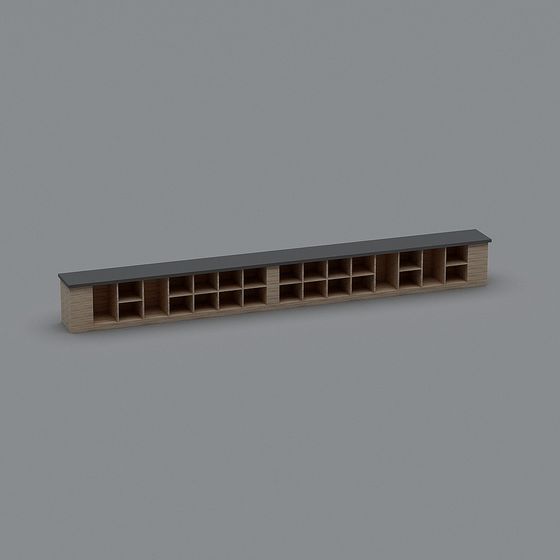 Urban Bookshelf 3D model