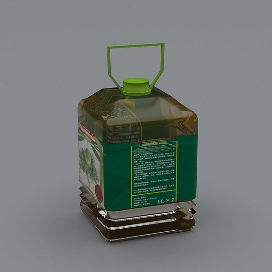 Elegant Olive Oil Container 3D model