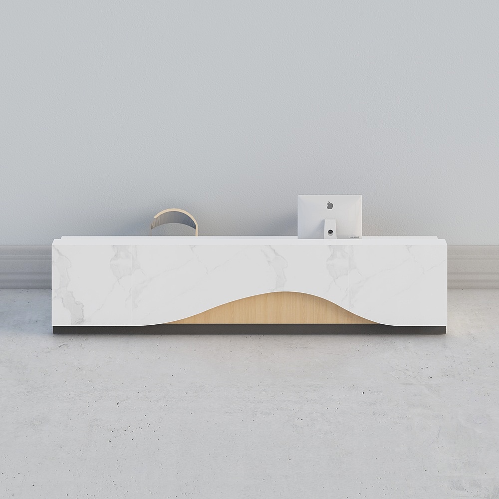 Modern Front Desk Reception Desk Combo - Replica