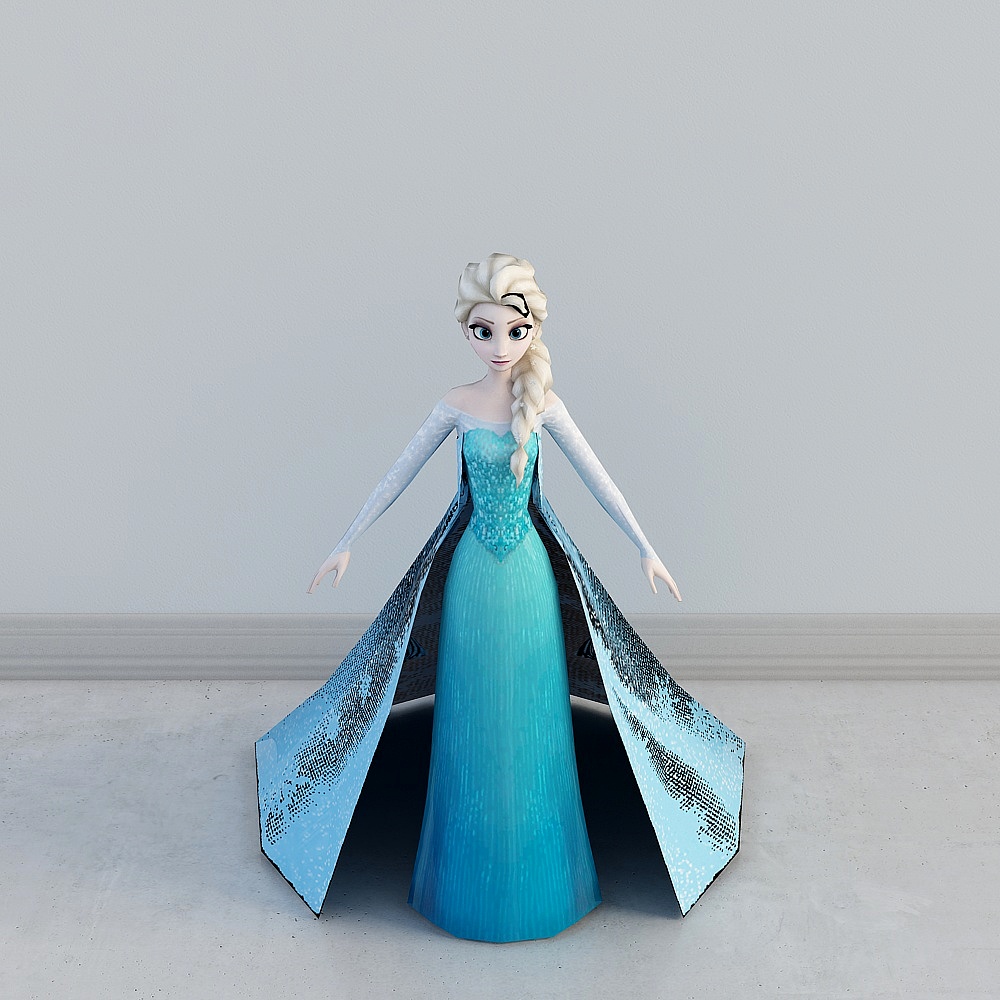 Elsa Princess 3D model