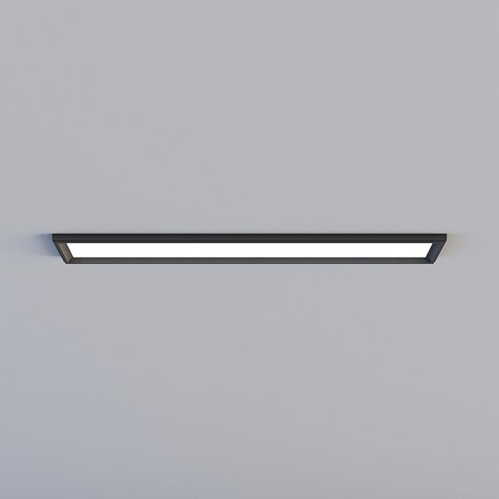 Linear Light Fixture 3D model for Modern Spaces