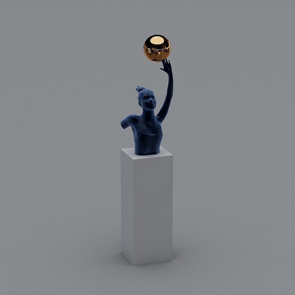 Golden Reach 3D Model