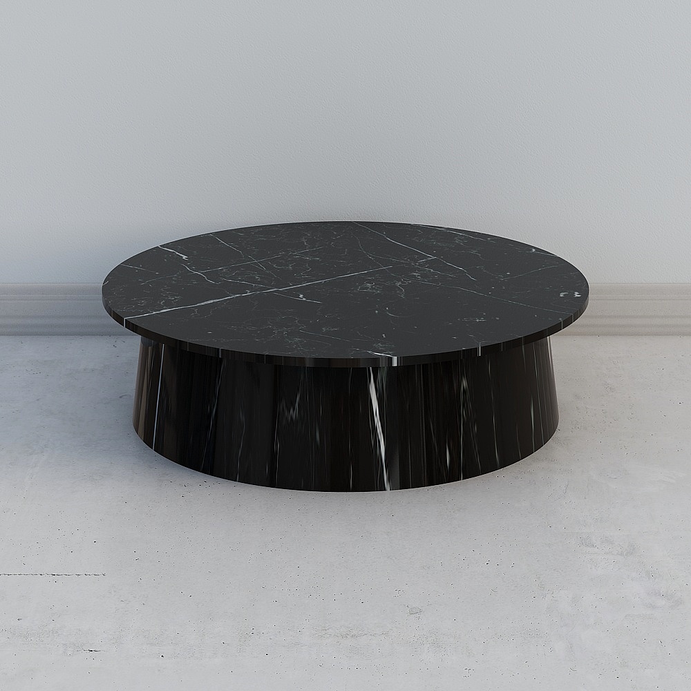 Table ronde du sol au plafond