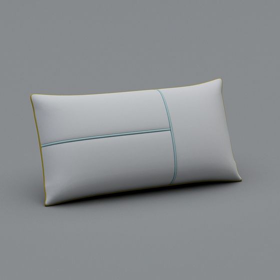 Modern Low-Poly Pillowcase 3D Model