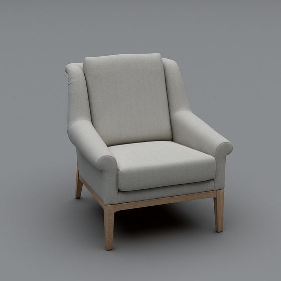 Cozy Lounge Chair 3D model