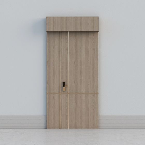 City Window 3D model - Modern Minimalist Door Design