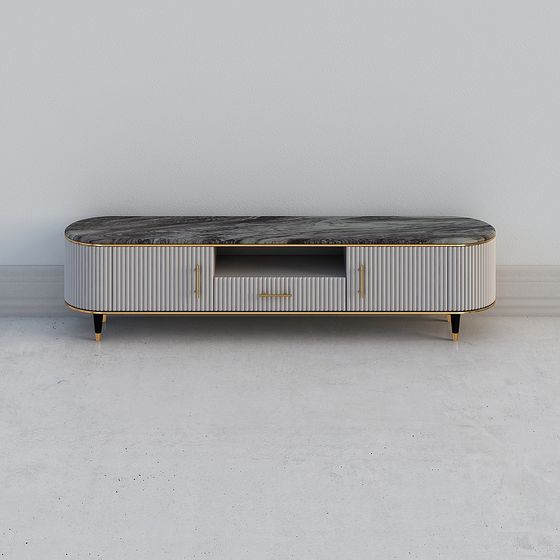 Elegant 3D Model TV Cabinet for Modern Interiors