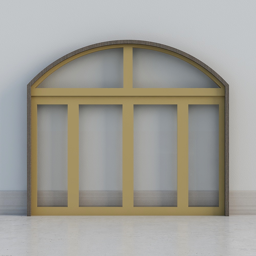 Cửa kính cong của cửa hàng