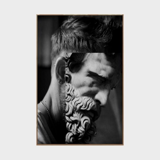 Artistic Low Poly Character 3D Model for Creative Projects