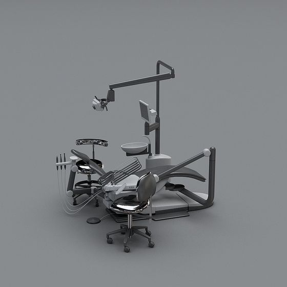 Modern Dental Office Setup 3D model