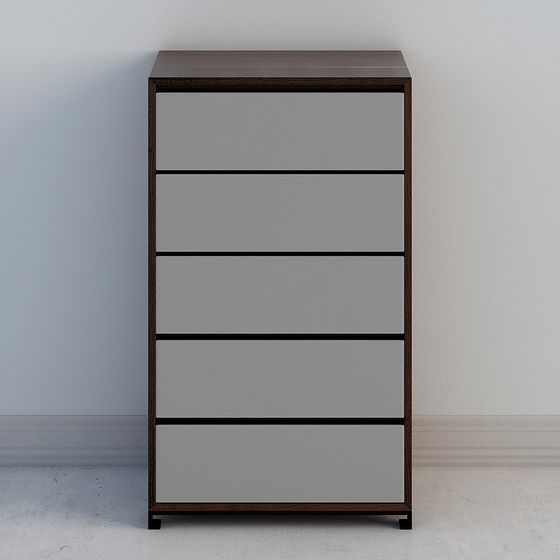 City Window Storage Cabinet 3D model