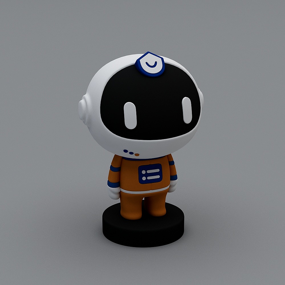 3D Model of Space Explorer for Creative Projects