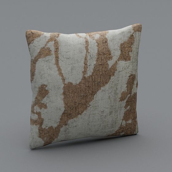 Textured Cushion 3D model with Unique Design