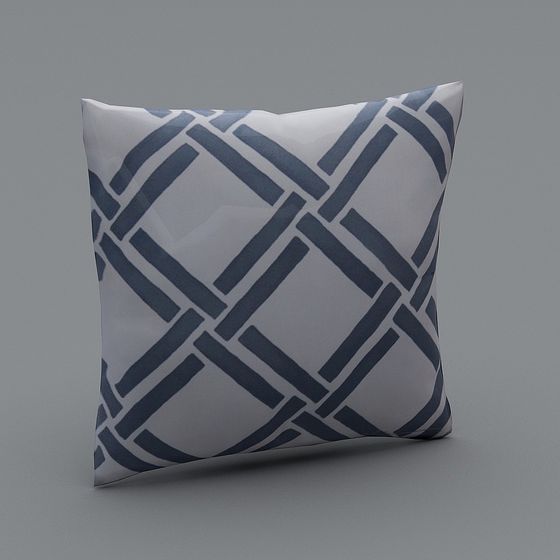 Geometric Pattern Pillow 3D model
